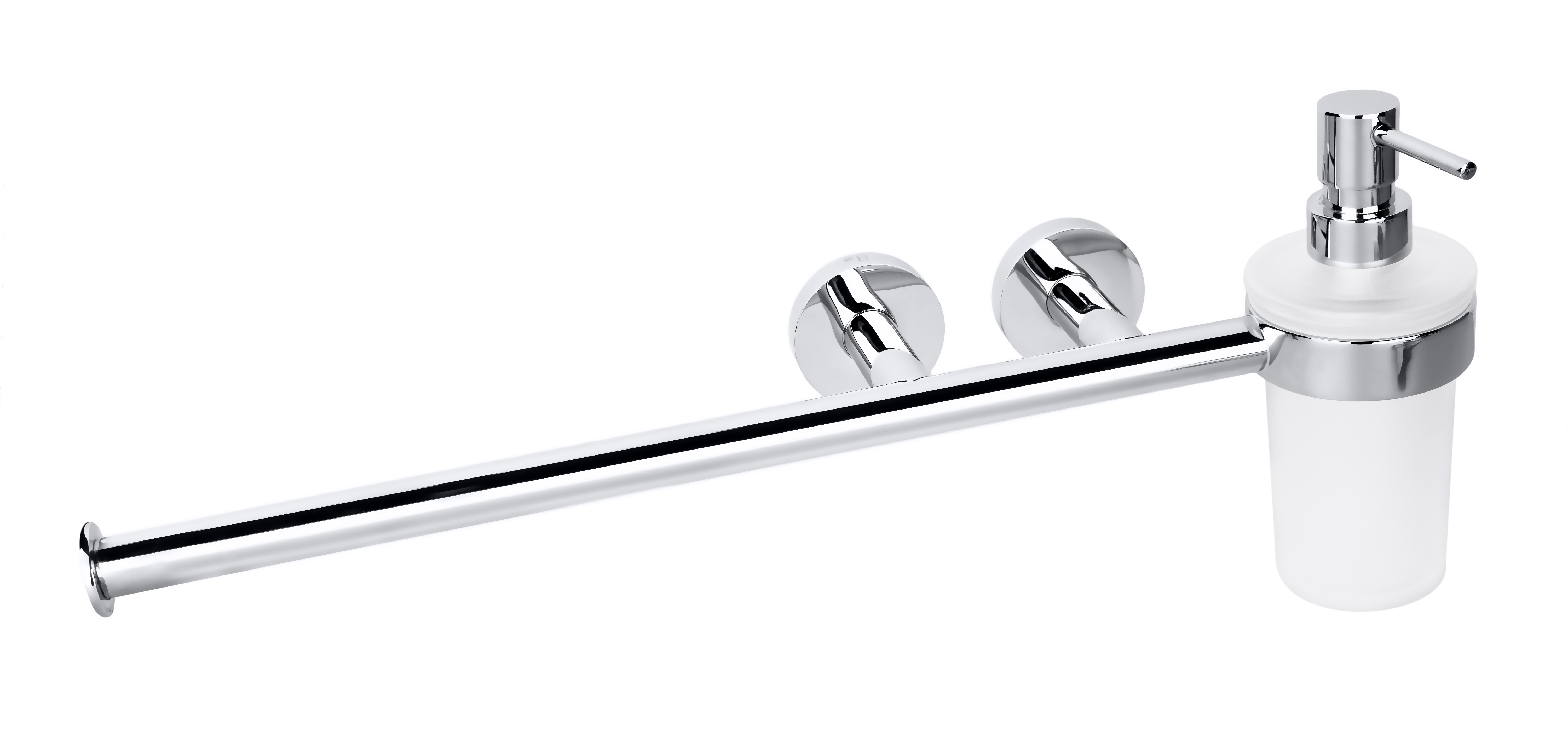 Handdukshållare, tvåldispenser